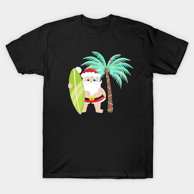 Summer Santa T-Shirt by AngelFlame